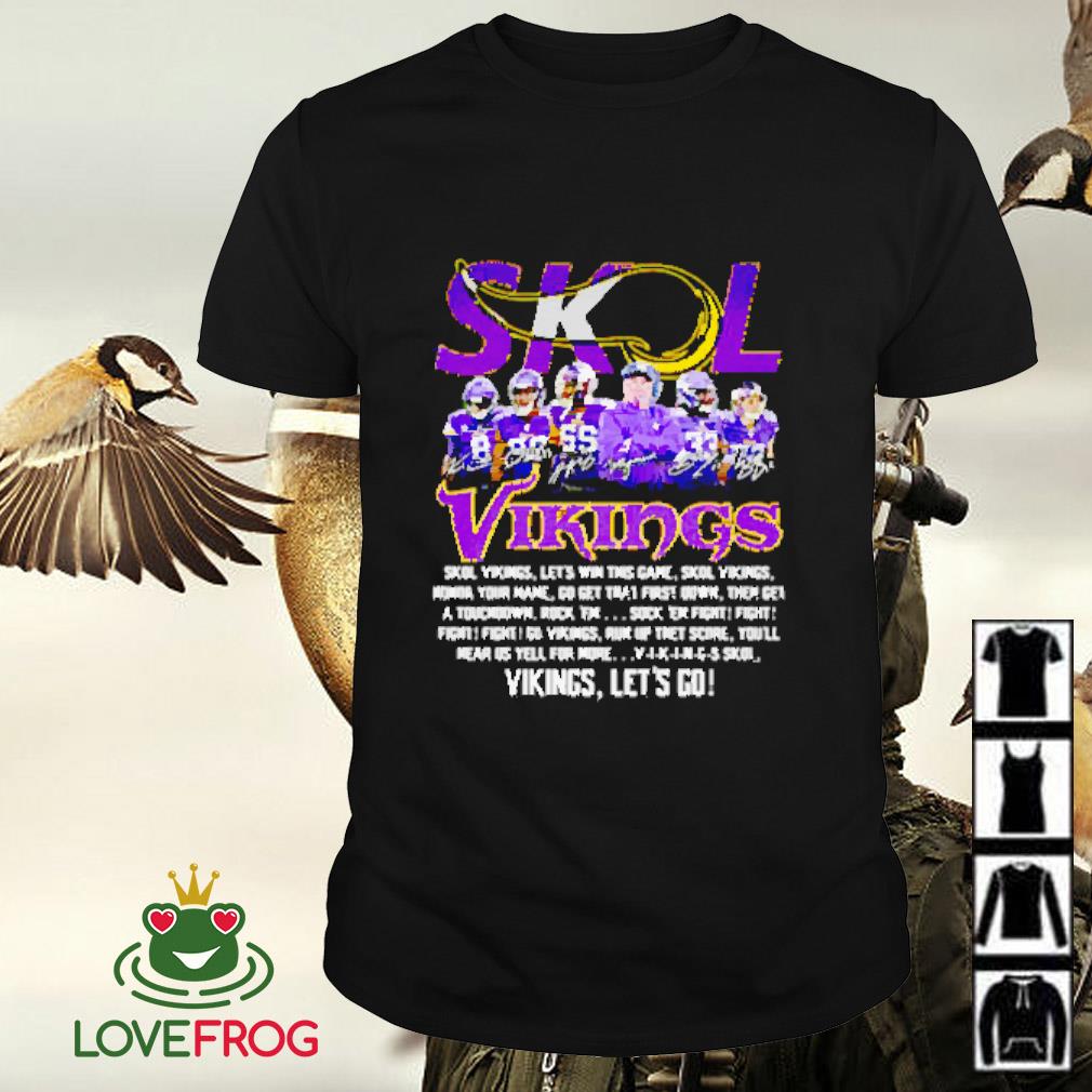 Minnesota Vikings Let's Skol Brandon T-shirt,Sweater, Hoodie, And