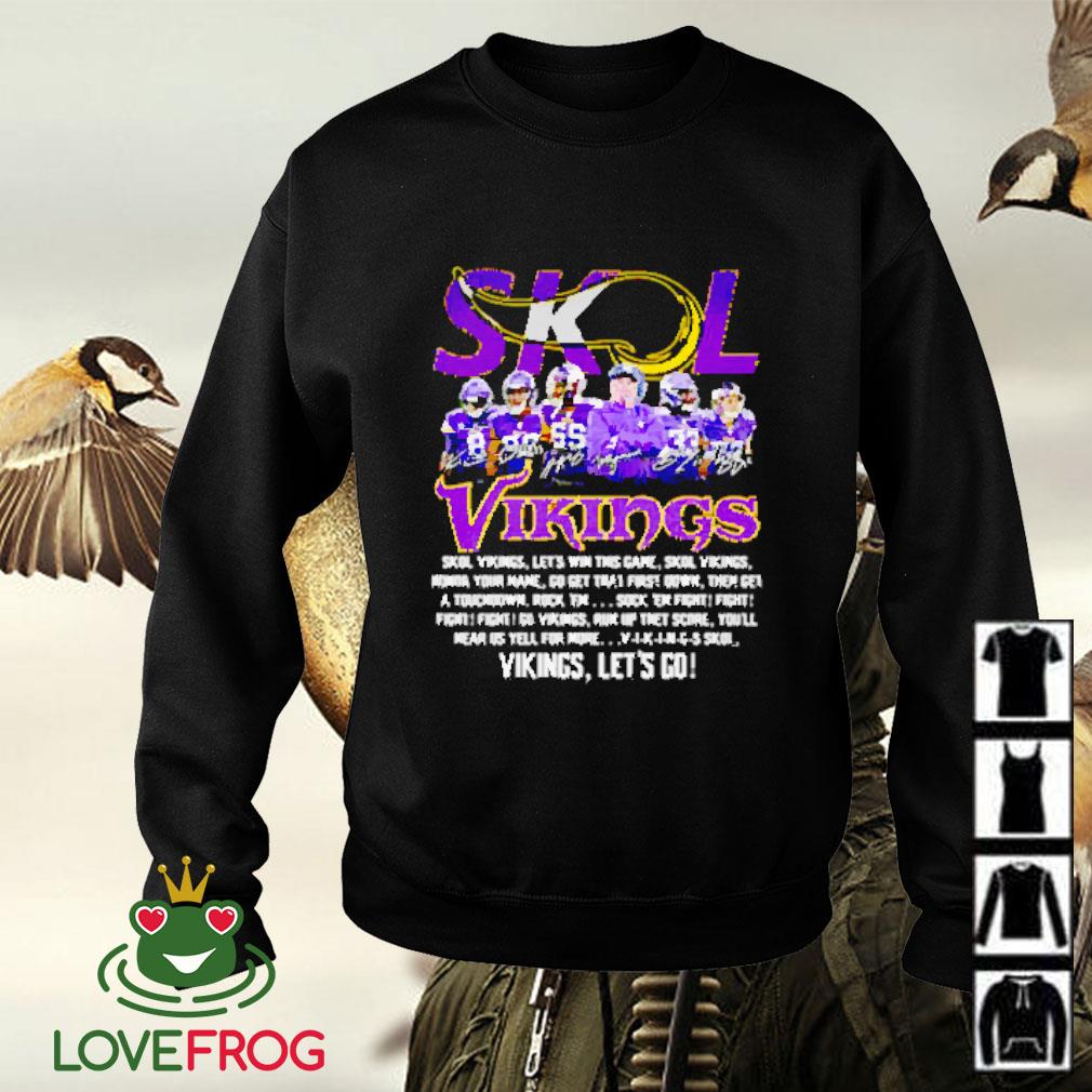 Let's skol brandon funny Minnesota vikings shirt, hoodie, longsleeve,  sweater