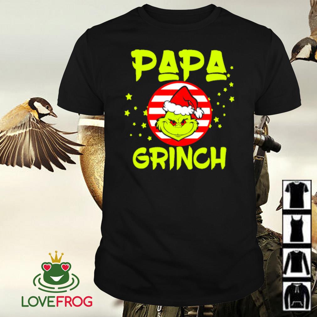 Awesome Papa Grinch Christmas shirt
