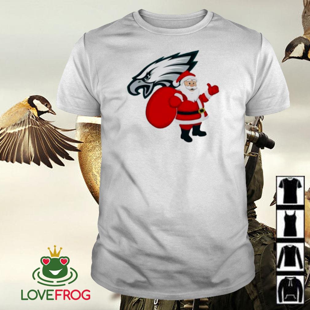 Best Philadelphia Eagles NFL Santa Claus Christmas shirt