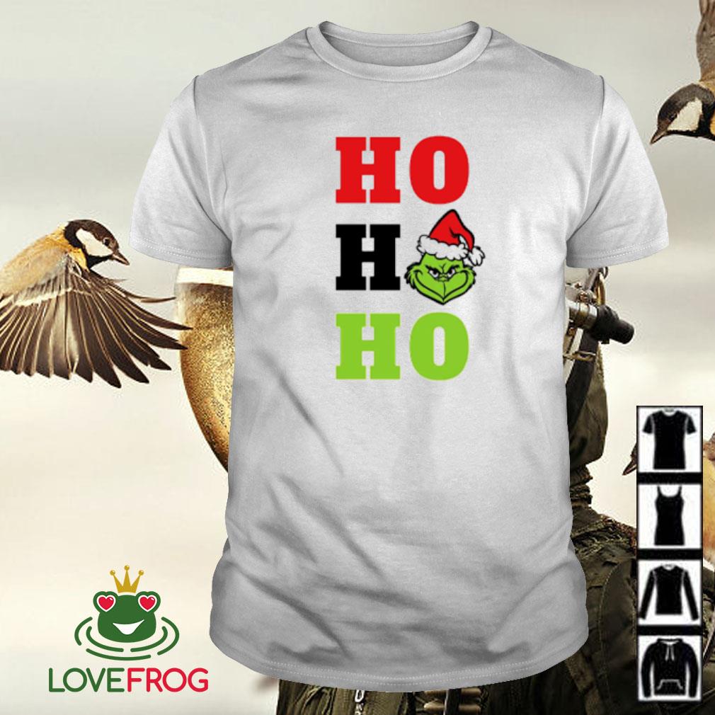 Official Grinch Santa ho ho ho Christmas shirt