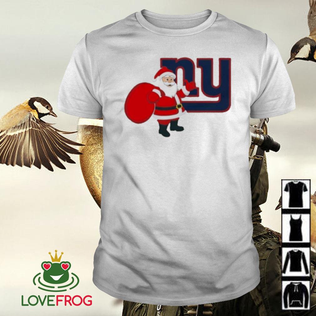 Premium New York Giants NFL Santa Claus Christmas shirt