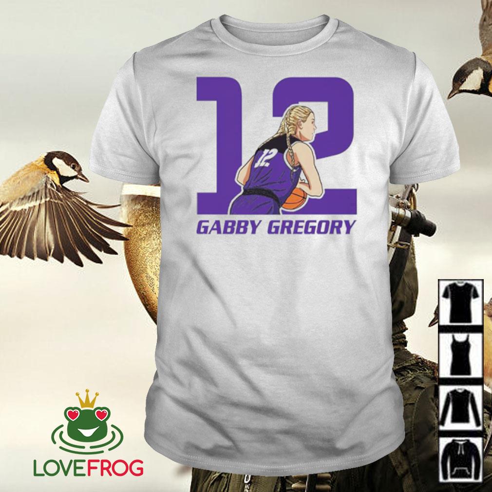 Women basketball Gabby Gregory 12 shirt