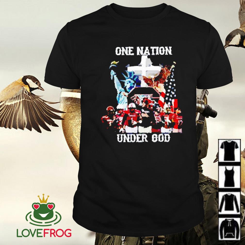 Top Gamecocks one nation under god shirt