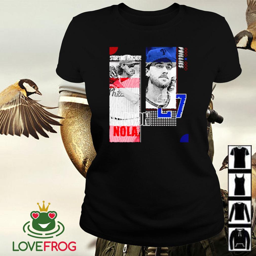 Aaron Nola Baseball Paper Phillies 27 Starting Pitcher T-shirt,Sweater,  Hoodie, And Long Sleeved, Ladies, Tank Top