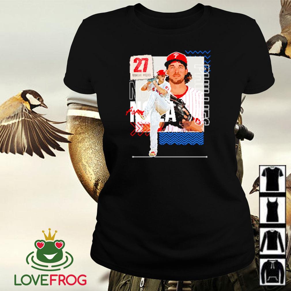 Aaron Nola Baseball Paper Phillies 27 Starting Pitcher T-shirt,Sweater,  Hoodie, And Long Sleeved, Ladies, Tank Top