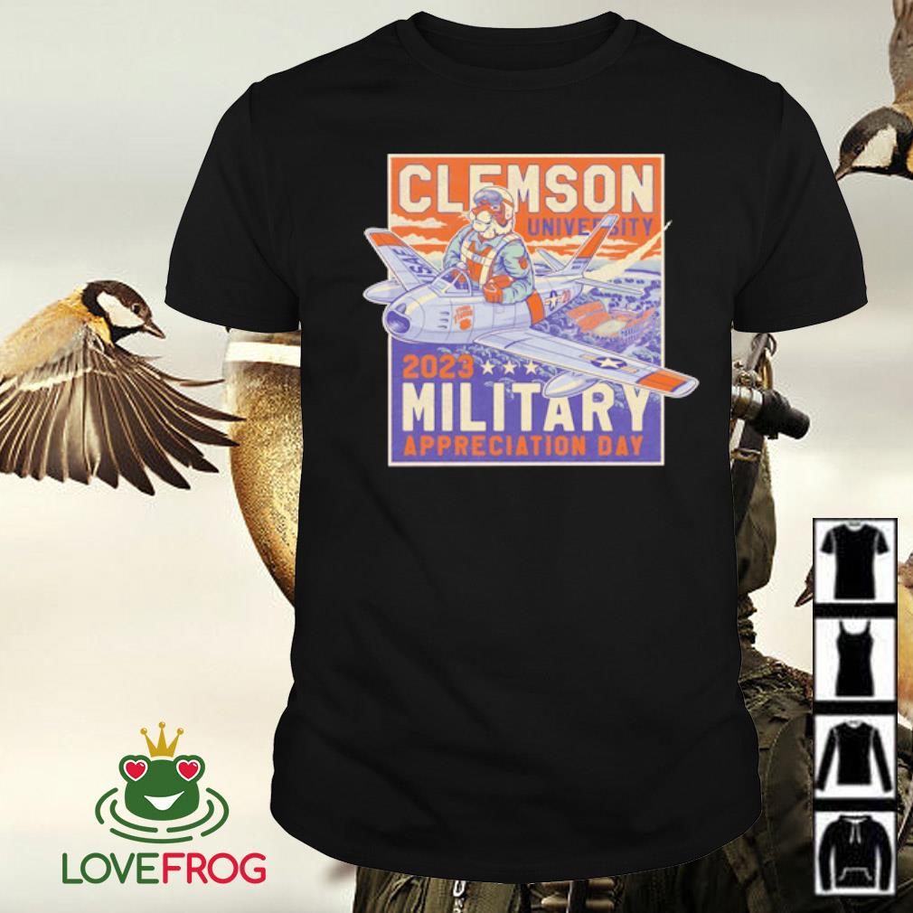 Awesome Clemson university 2023 military appreciation day shirt