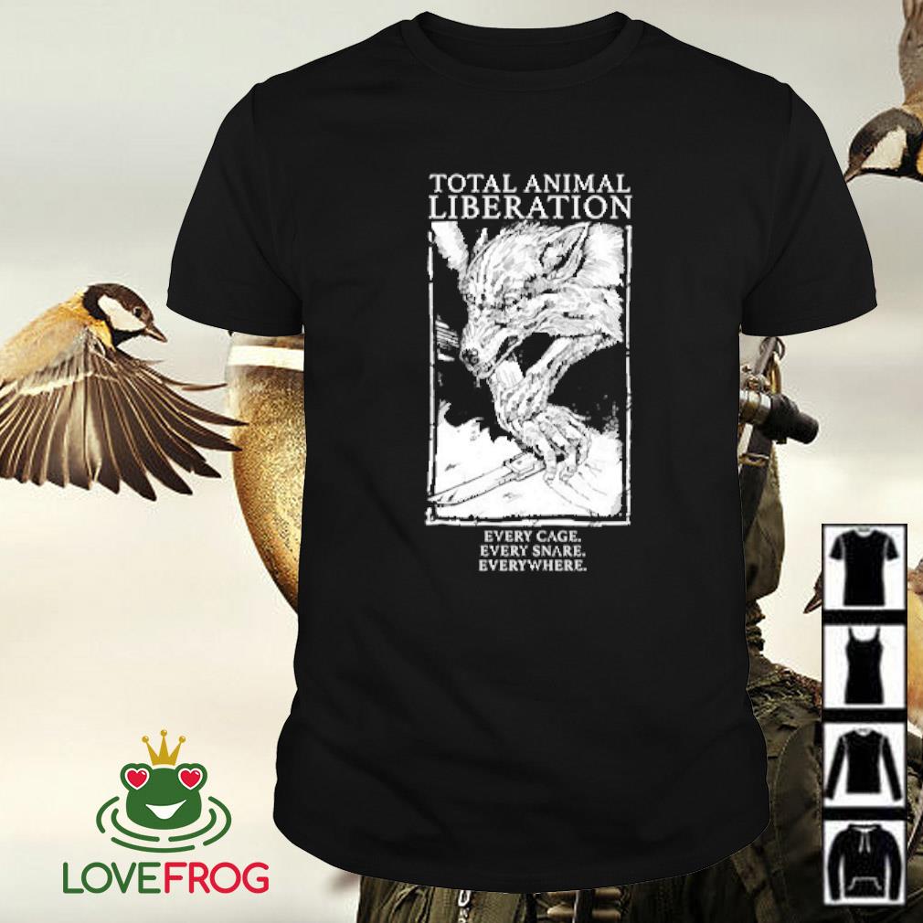 Funny Total animal liberation vegan animal rights shirt