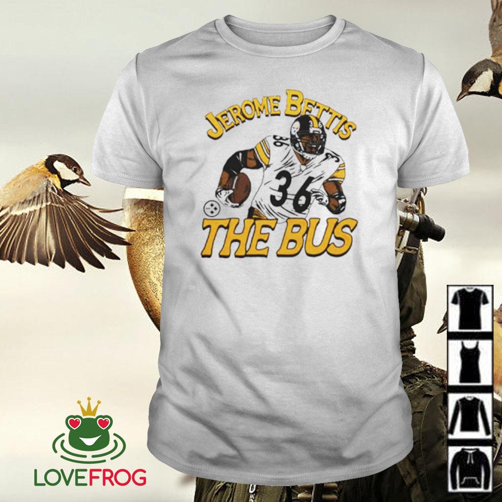 Original Pittsburgh Steelers Jerome Bettis the bus shirt