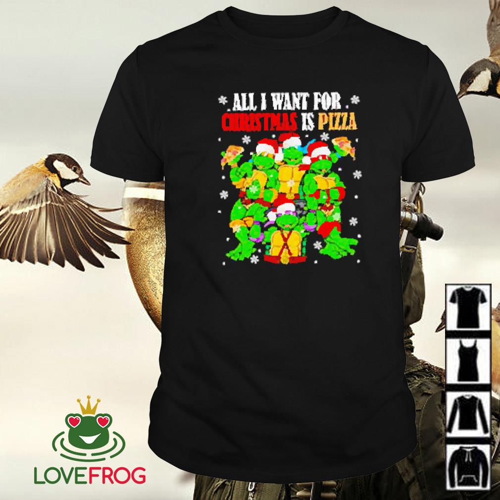 Premium All I want for Christmas is Pizza shirt