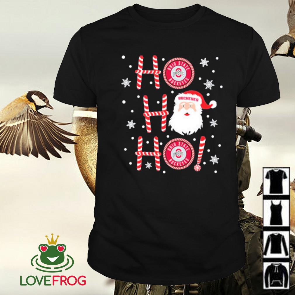 Premium Ohio State Buckeyes Santa ho ho ho Christmas shirt