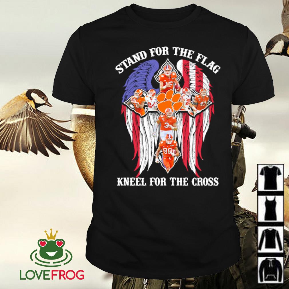 Top Clemson Tigers stand for the flag kneel for the cross shirt