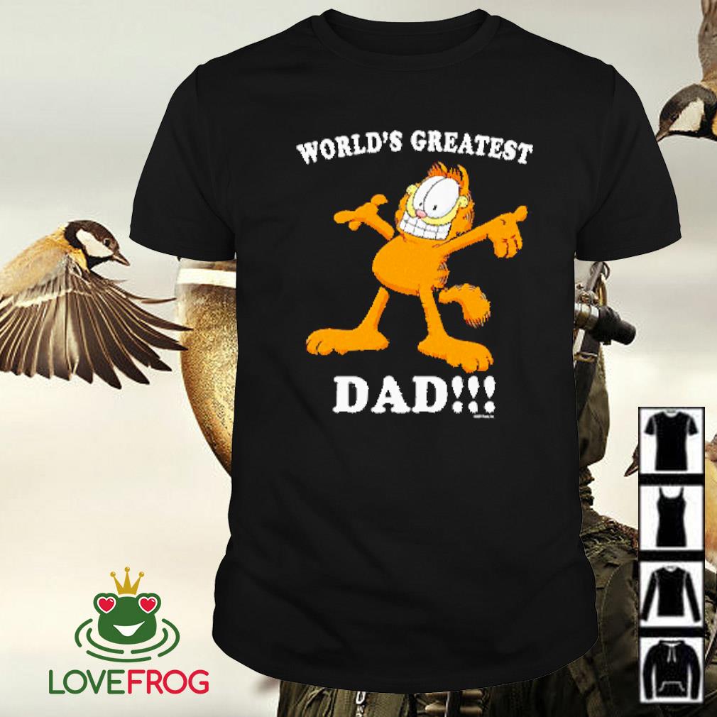 Top Garfield world’s greatest dad shirt