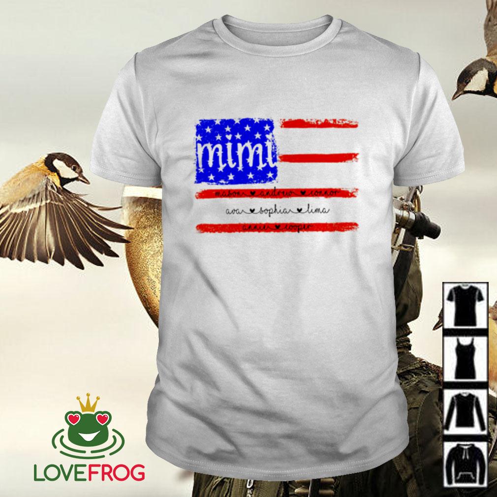 MiMi American flag shirt, hoodie, sweater and V-neck t-shirt
